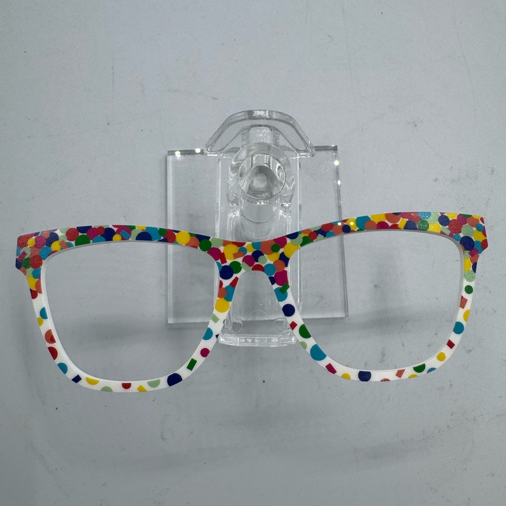 Pair Eyewear The Harper The Confetti Multicolor Eyeglass Top Toppers - Picture 2 of 4